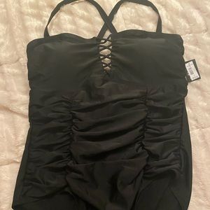 Torrid Black Bathing Suit plus 18/20 Torrid 3